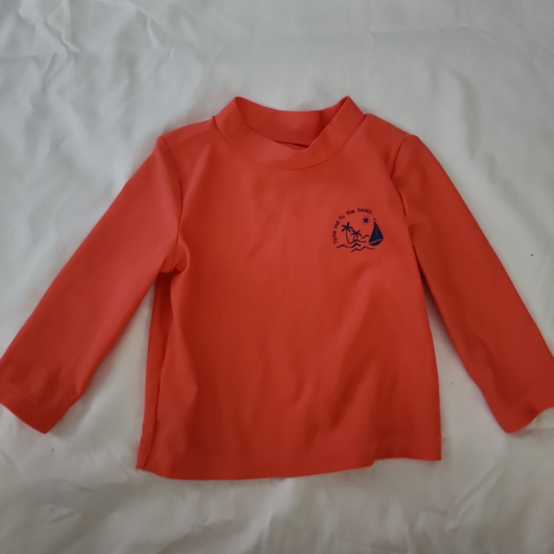 Carters Infant Boy 9m Coral Uv Top #Xx3